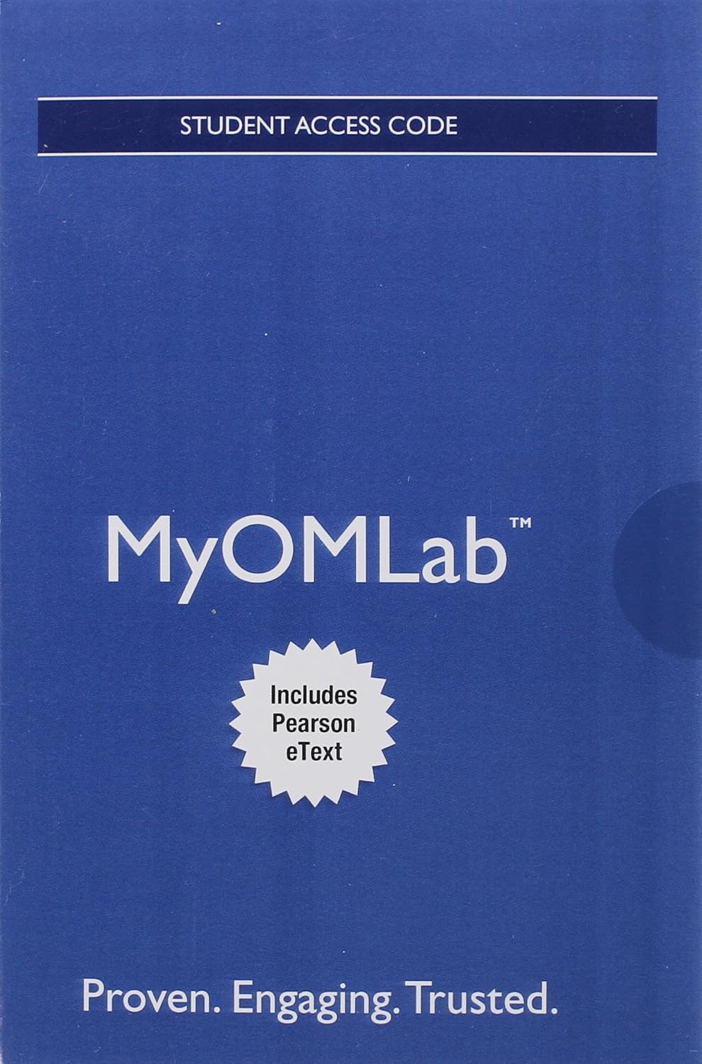 Mylab Operations Management with Pearson Etext Access