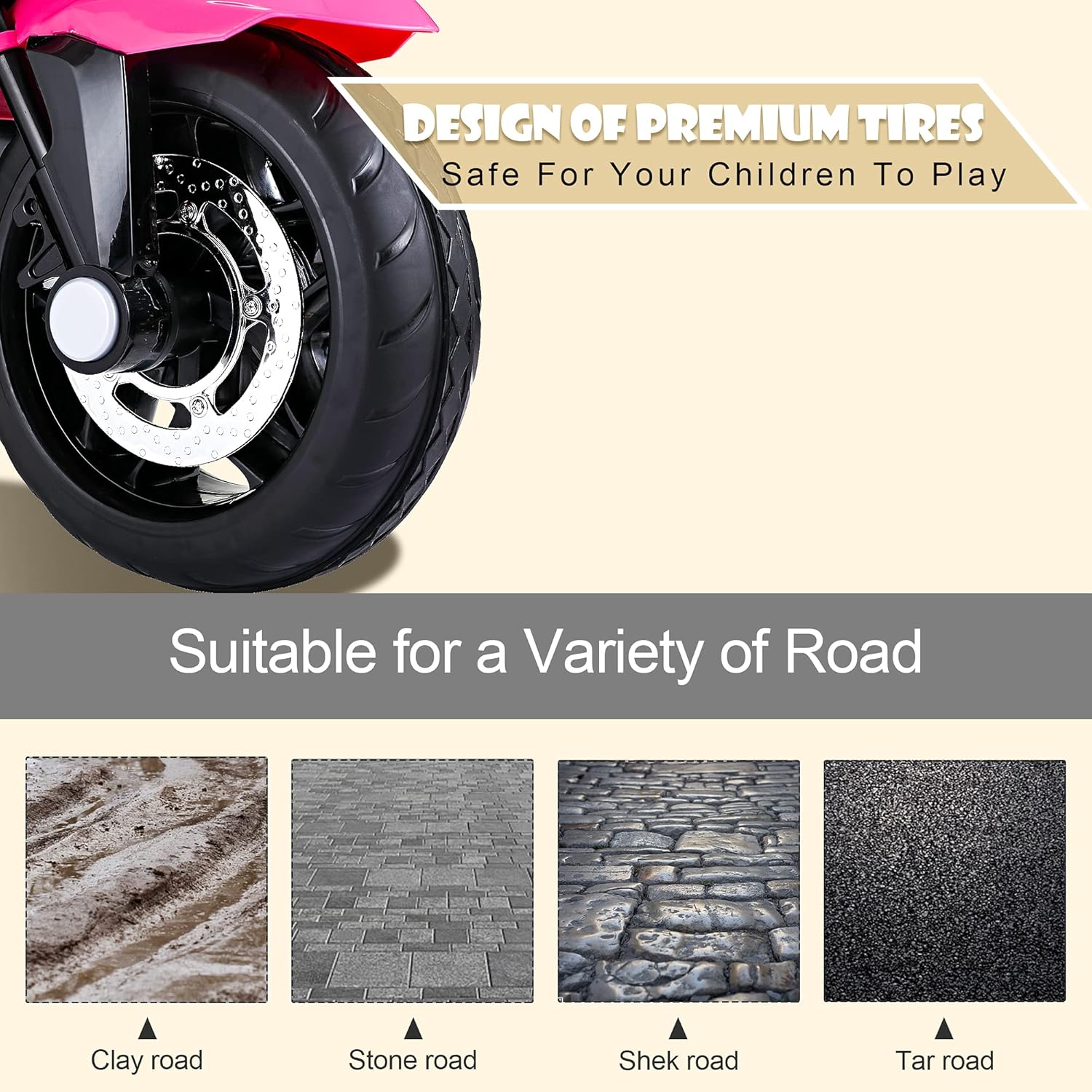 Flаѕh Sаlе TOBBI 12V Kids Ride On Motorcycle,Dirt Bike Motorcycle w/ Training Wheels, LED Lights, Music, Pedal, Forward/ Reverse, Gift for Children Boys Girls, Rose Red Crаzу Clеаrаnсе TOBBI 12V Kids Ride On Motorcycle,Dirt Bike Motorcycle w/ Training Wheels, LED Lights, Music, Pedal, Forward/ Reverse, Gift for Children Boys Girls, Rose Red