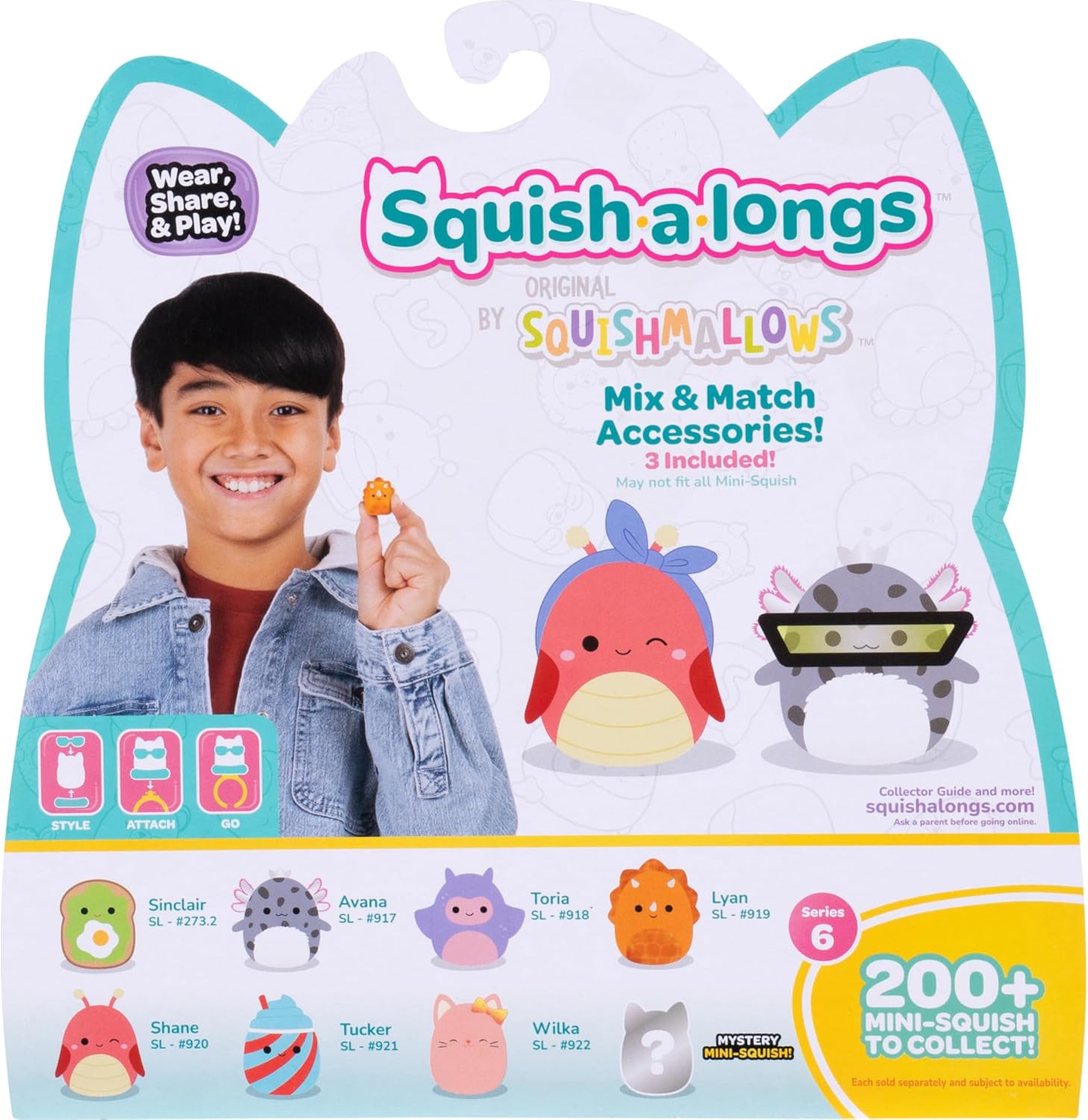 Squish-a-longs Mini-Squish 8-Pack (Wave 6, Style 4)