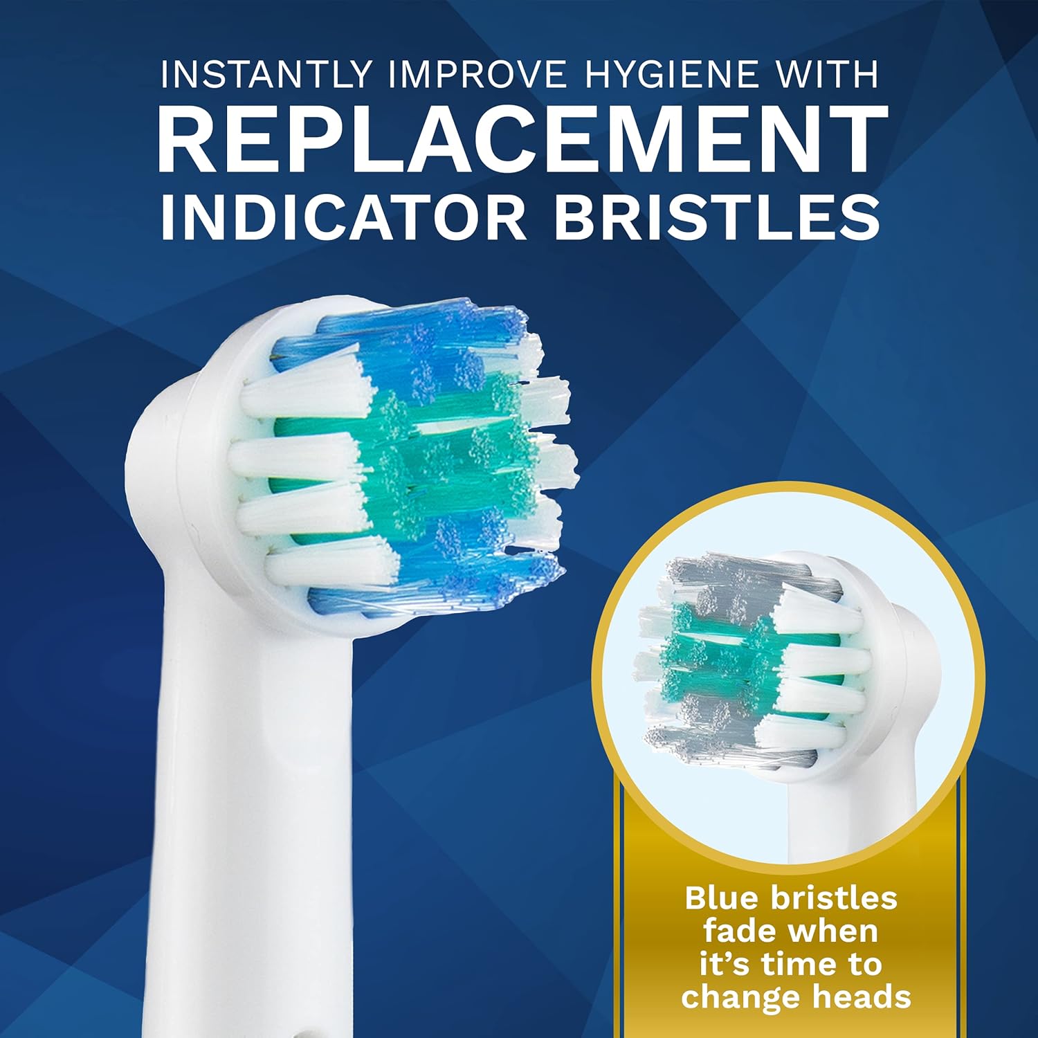 Aster Replacement Toothbrush Heads - 16 Pack, Professional Electric Toothbrush Replacement Heads, Compatible with Oral-B Toothbrushes : Beauty & Personal Care
