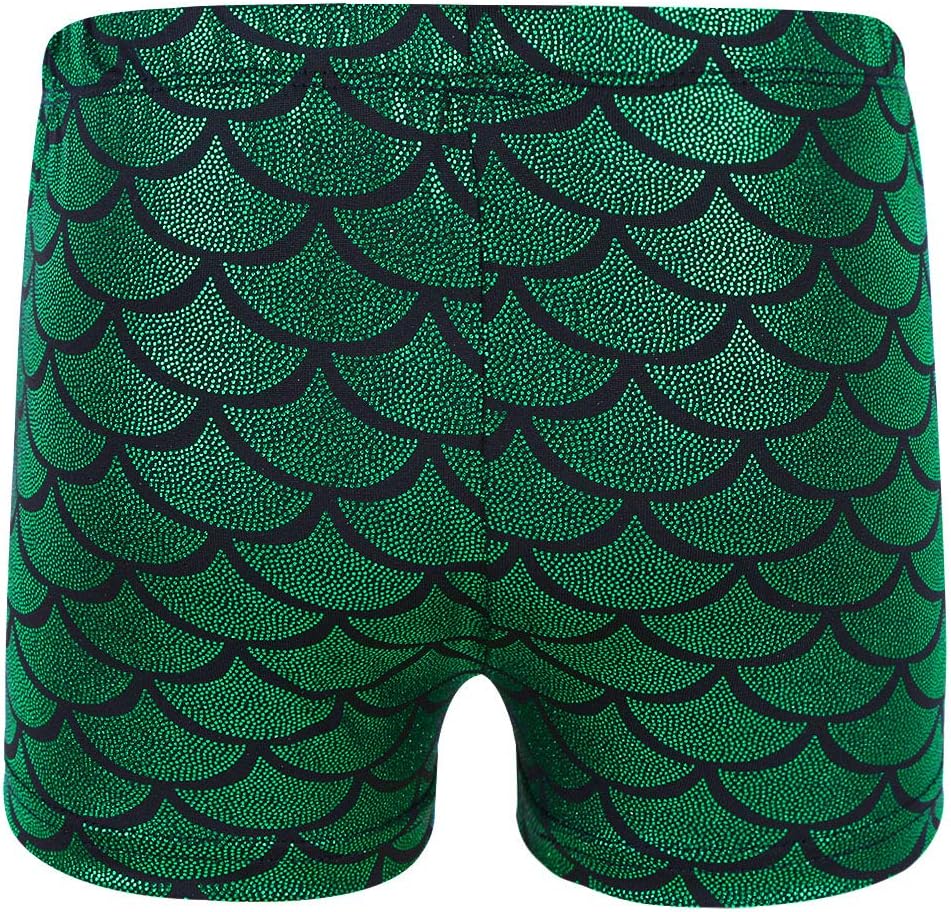 iEFiEL Kids Girls Sparkle Gymnastic Ballet Dance Booty Shorts Activewear Gym for Sports Cycling Running Shorts