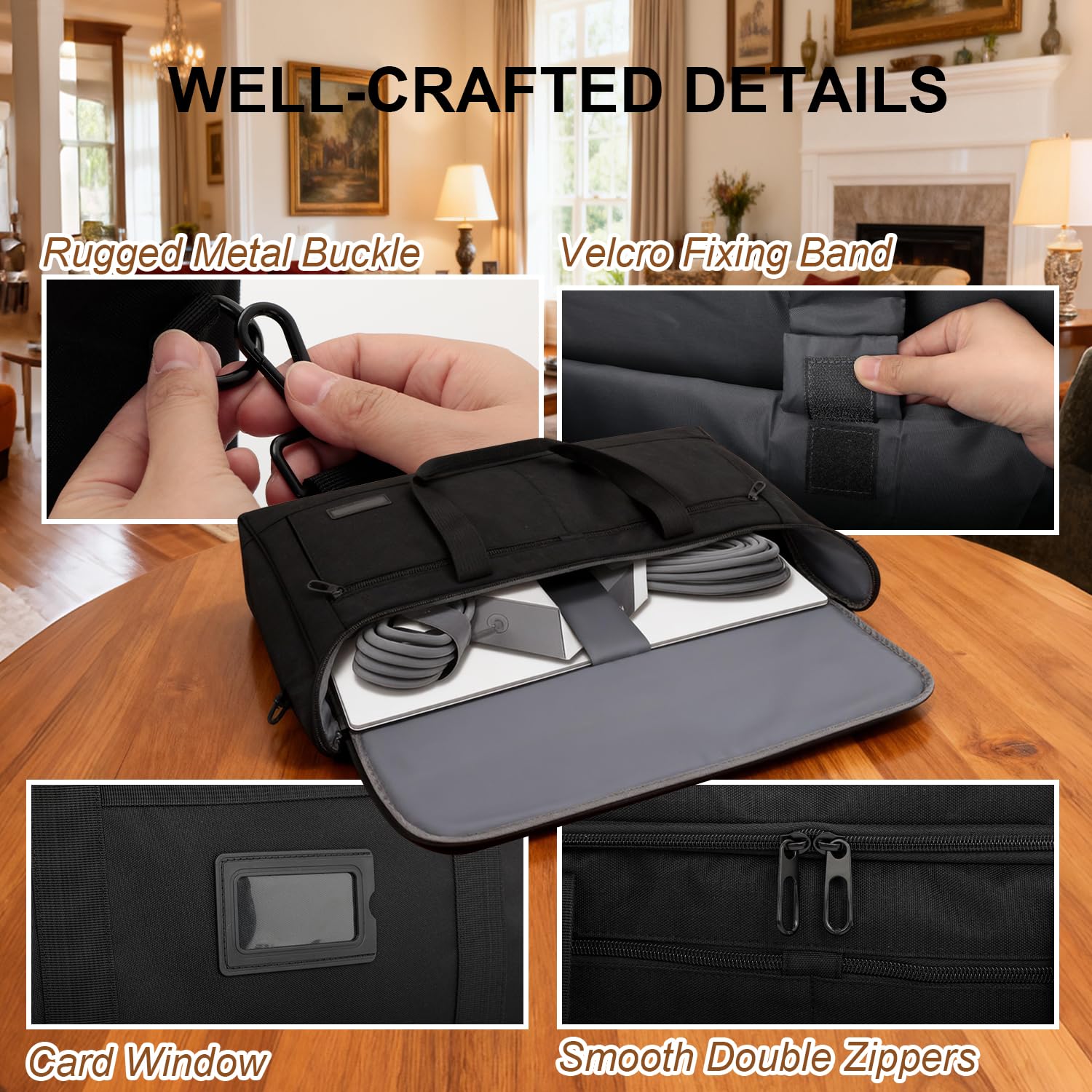 Starlink - Custodia da viaggio per la terza generazione, impermeabile, con grande tasca e imbottitura spessa per accessori per parabole satellitari, organizer portatile per campeggio, uso