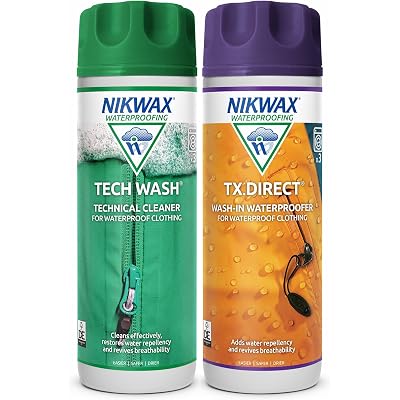 Nikwax Hardshell Cleaning & Waterproofing Duo-Pack