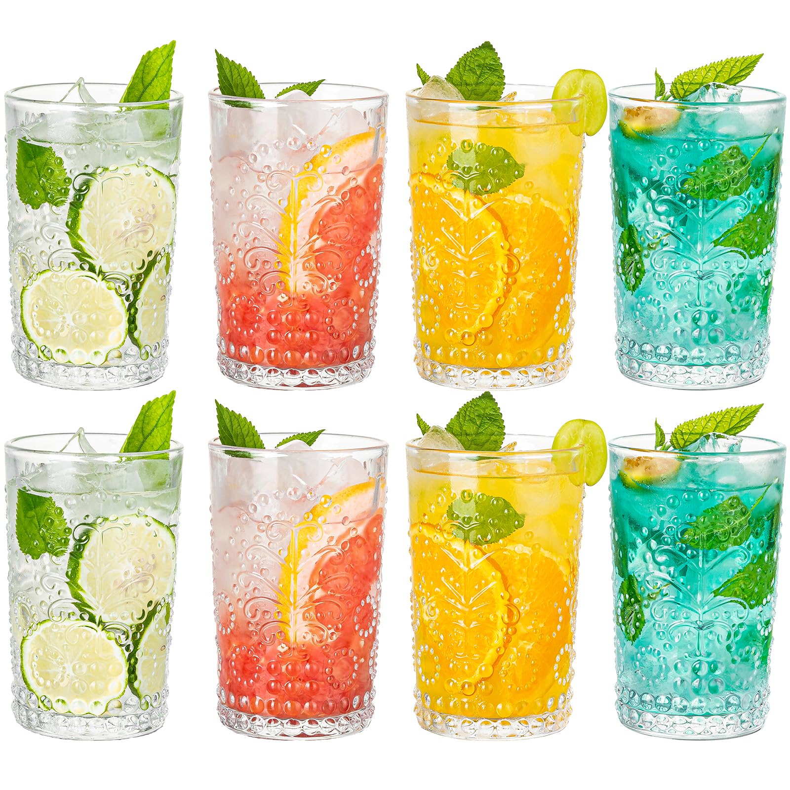 Crystal Whiskey Glasses Set of 8