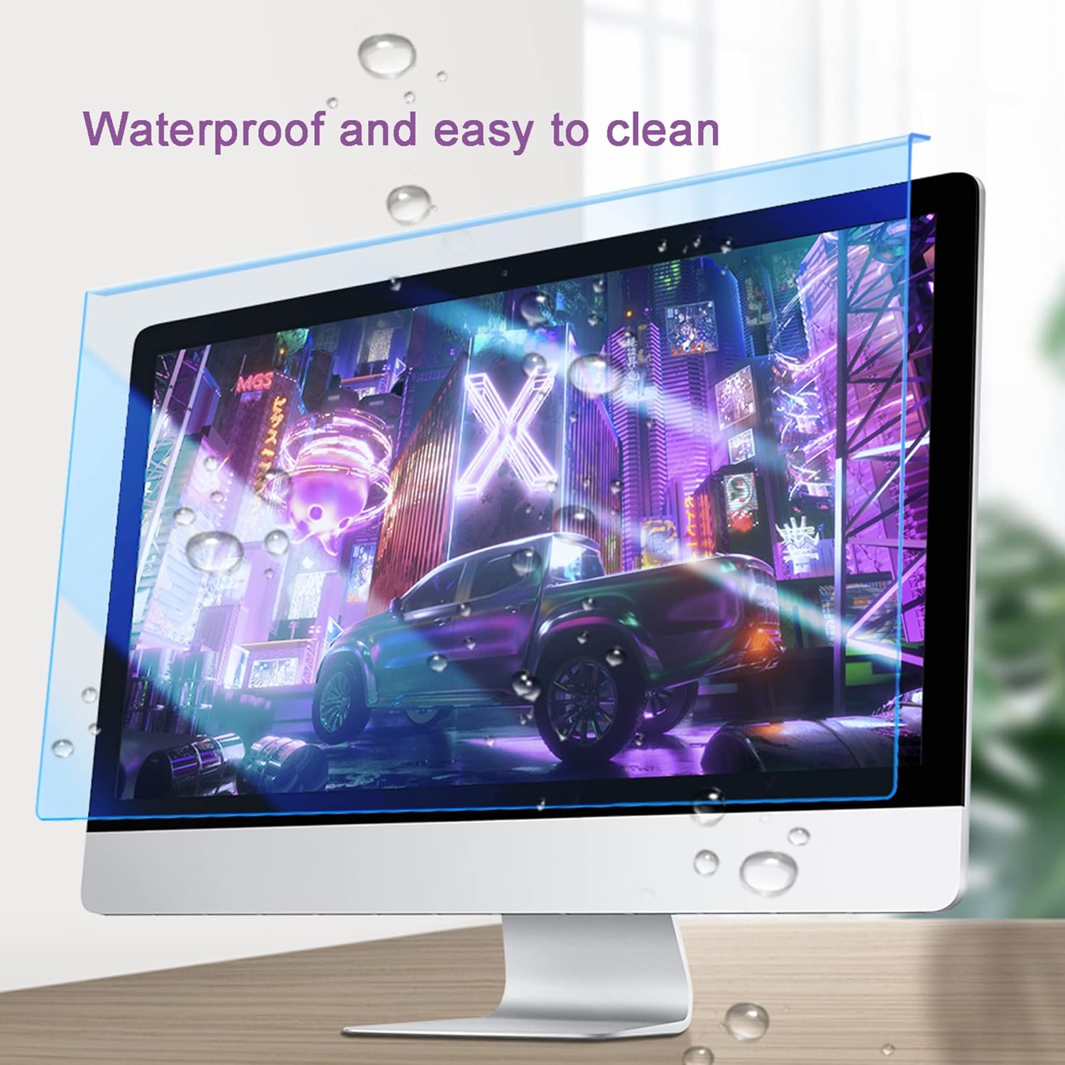18.5 Inch Blue Light Screen Protector for Computer, Monitor Screen Protector Panel Removable,18.5 inch (425 * 250mm)