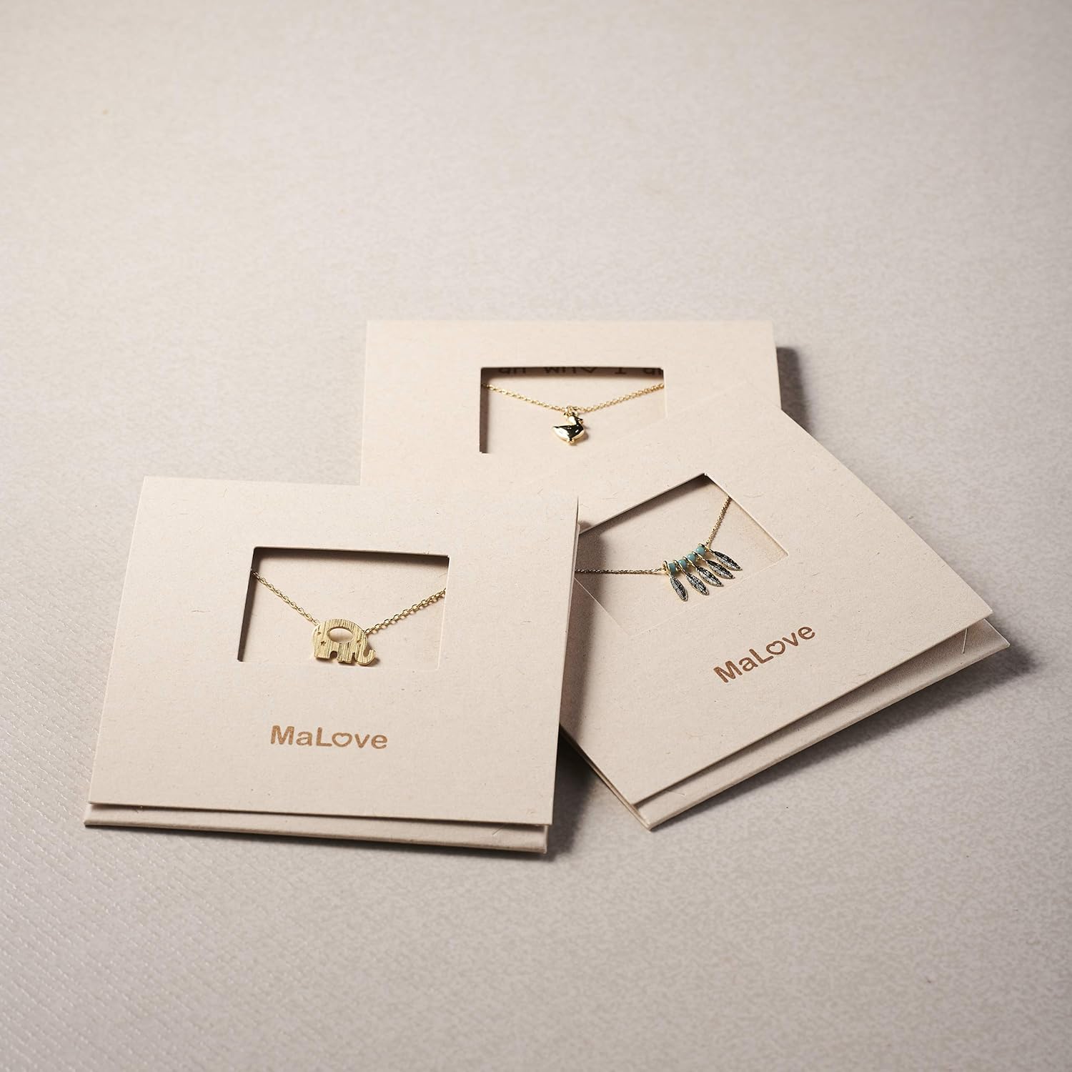 MaLove Lovely Simple Daily Tiny Small Dainty Delicate Happy Duck Inspirational Pendant Necklace, Handmade Gold Tone Plated Pendant Necklace Jewelry Gift for Women - Image 6