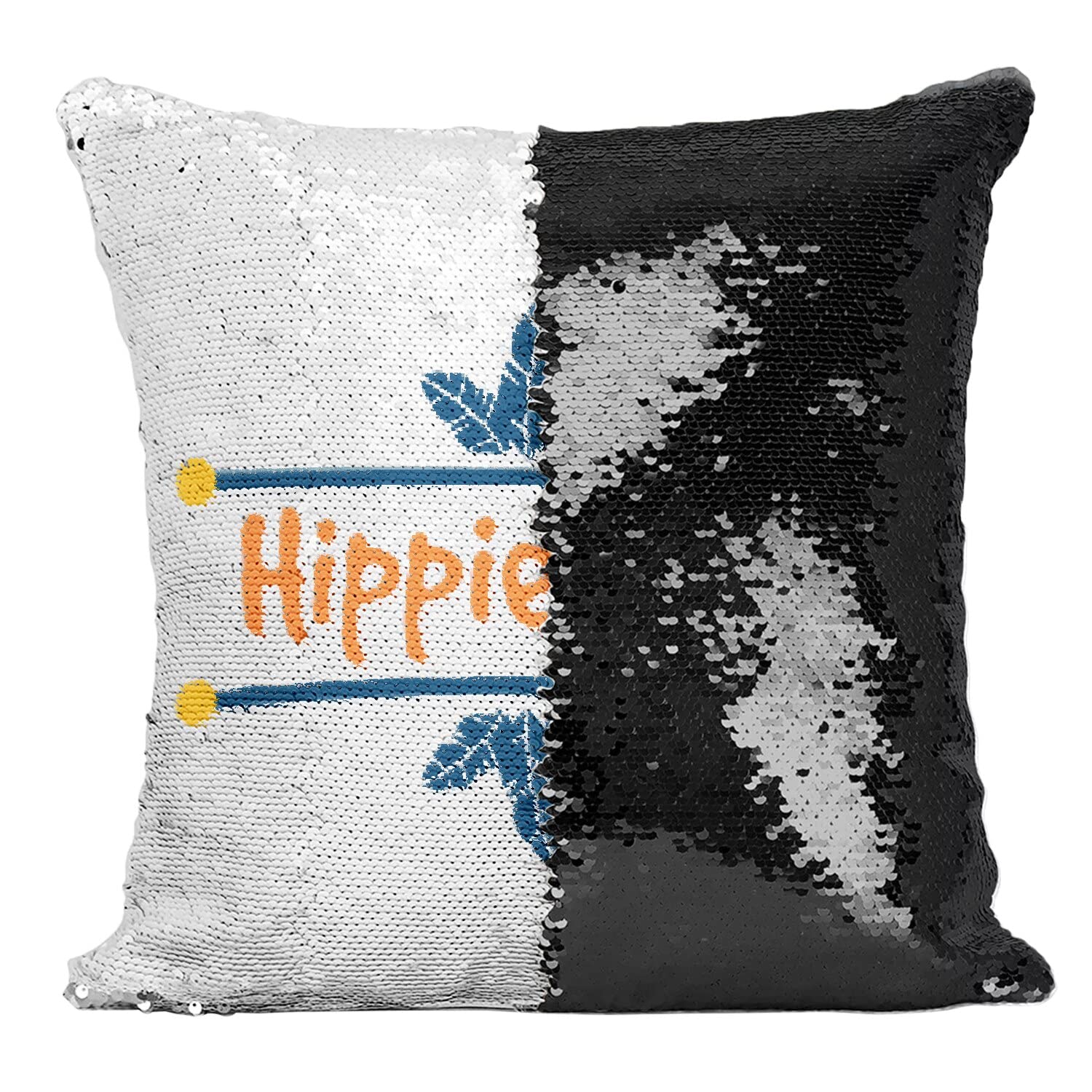 Housse de coussin sequin Hippie Soul une idée cadeau originale et chic