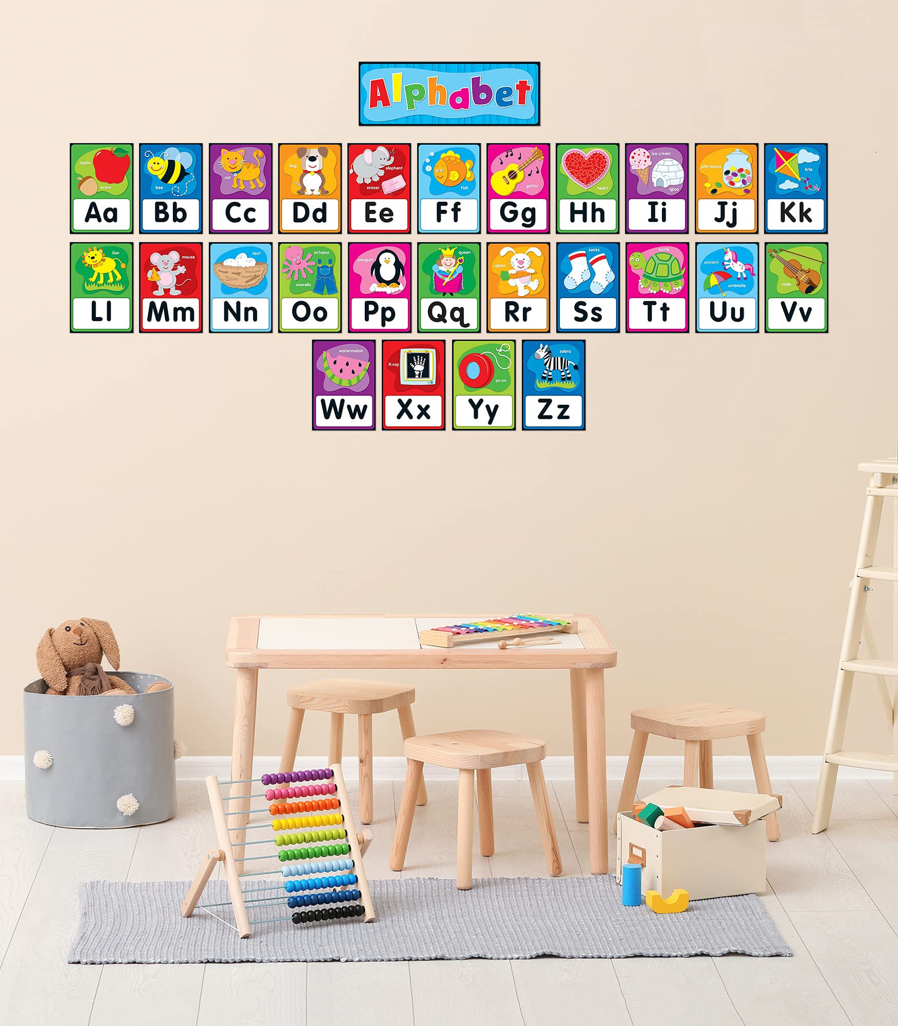 Carson Dellosa Alphabet Bulletin Board Set— Quick Stick™ SelfAdhesive