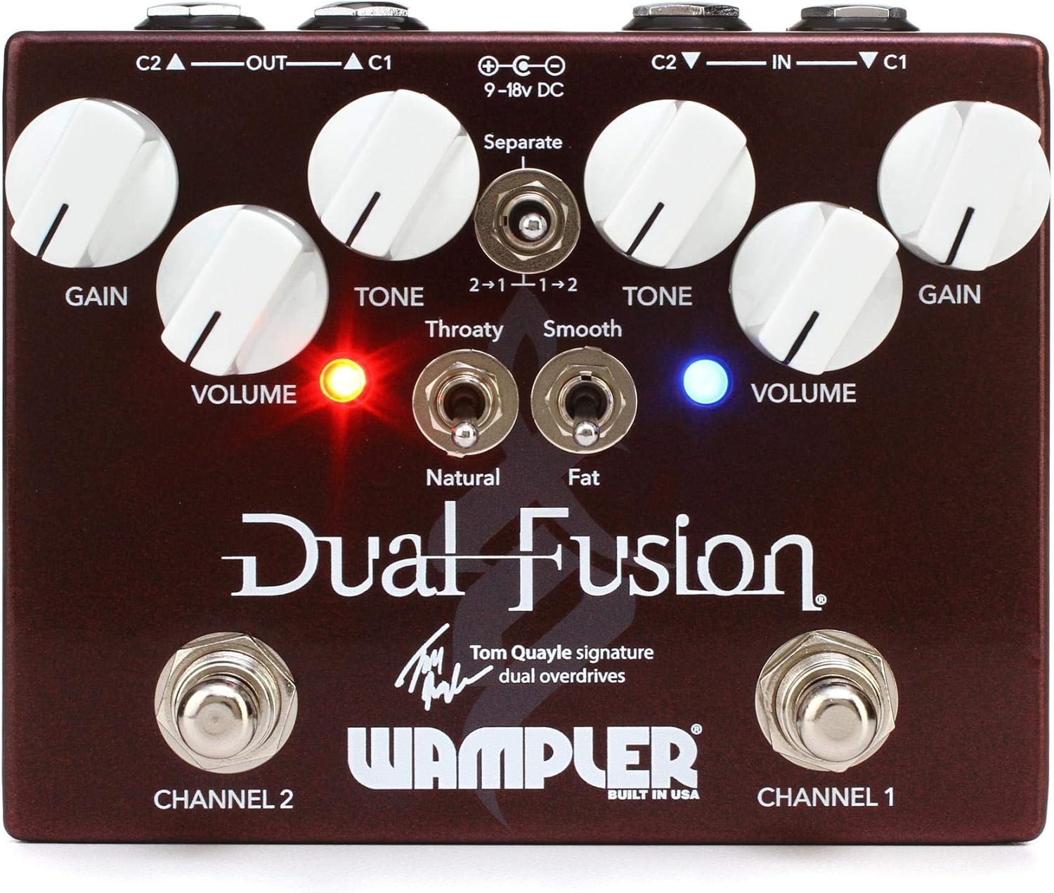 Wampler Sovereign V2 Distortion Guitar Effects Pedal