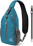 WATERFLY Sling Bag Sling Backpack Crossbody Bag Hiking Daypack for Men Women
