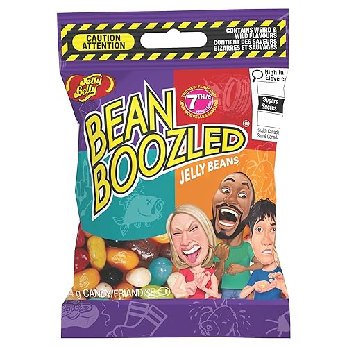 Jelly Belly Bean Boozled Jelly Beans Gift Bag 7th Edition (54g) – Refill Bag for Games with 20 Wild Flavors – Includes Fun Flavor Combos - Kosher Candy - Vegan Candy, Dairy Free Snacks, Gluten Free