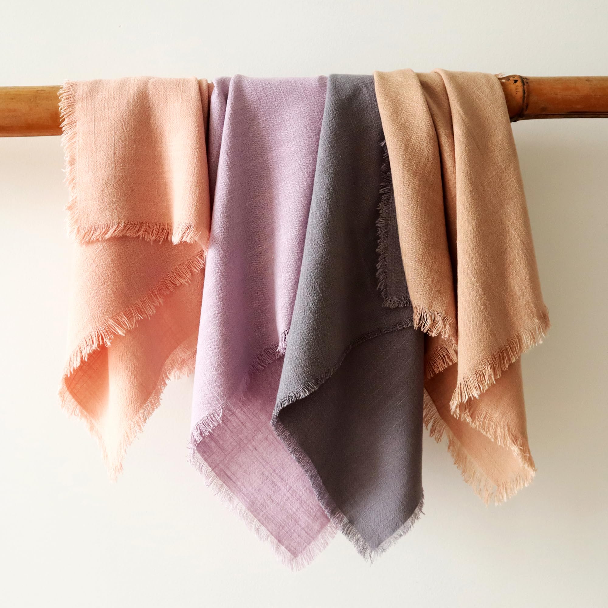 LFH Home Tovaglioli Di Stoffa Salsa Dobby – Set Da 12 In Cotone 100% 45x45 Cm – Riutilizzabili E Lavabili - 5