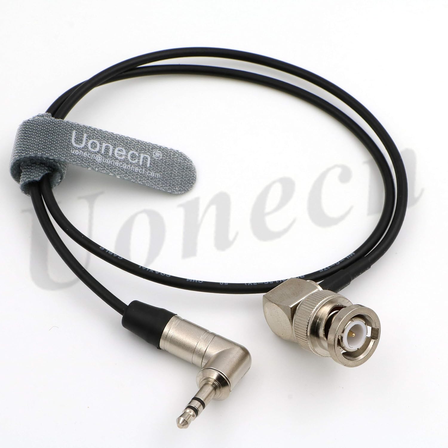 Uonecn Tentacle 3.5mm TRS to BNC Timecode Cable 50cm Angle