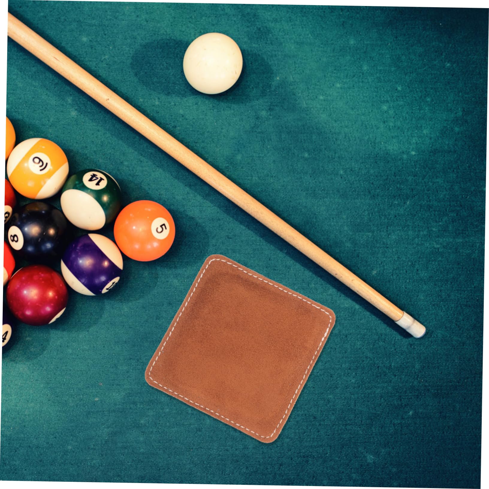 SUPVOX Professional Billiard Pool Material Wear- Effortlessly Removes Oil for Pool Stick Maintenance Essential Snooker Accessory