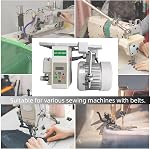 Servo Machine à coudre des moteurs AC110V, 750w 1HP Moteur industriel à coudre sans brosse avec bobines en cuivre pur, Mute énergisante (blanc, 750W)