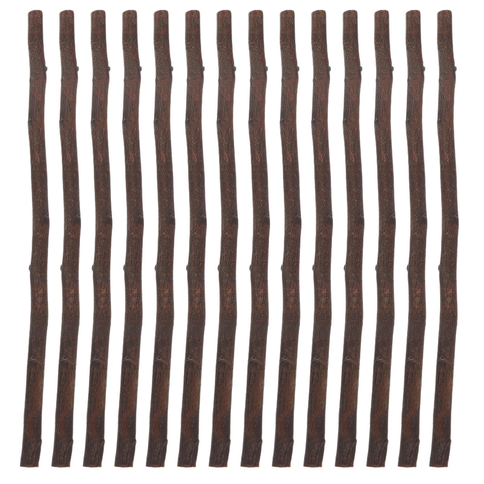 Bâtonnets de bois pour loisirs créatifs Healvian 20 cm, tiges de décoration de fête