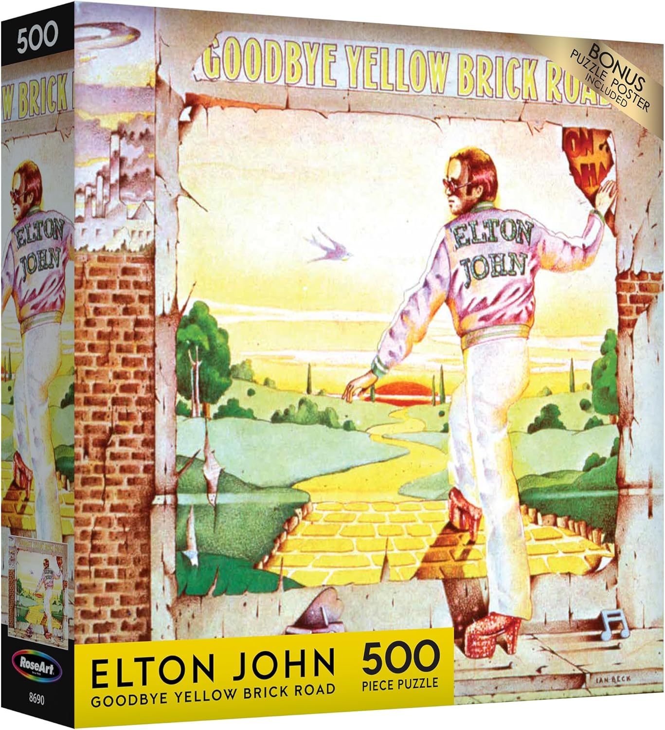 Elton John 500 Piece Jigsaw Puzzle Goodbye Yellow Brick Road
