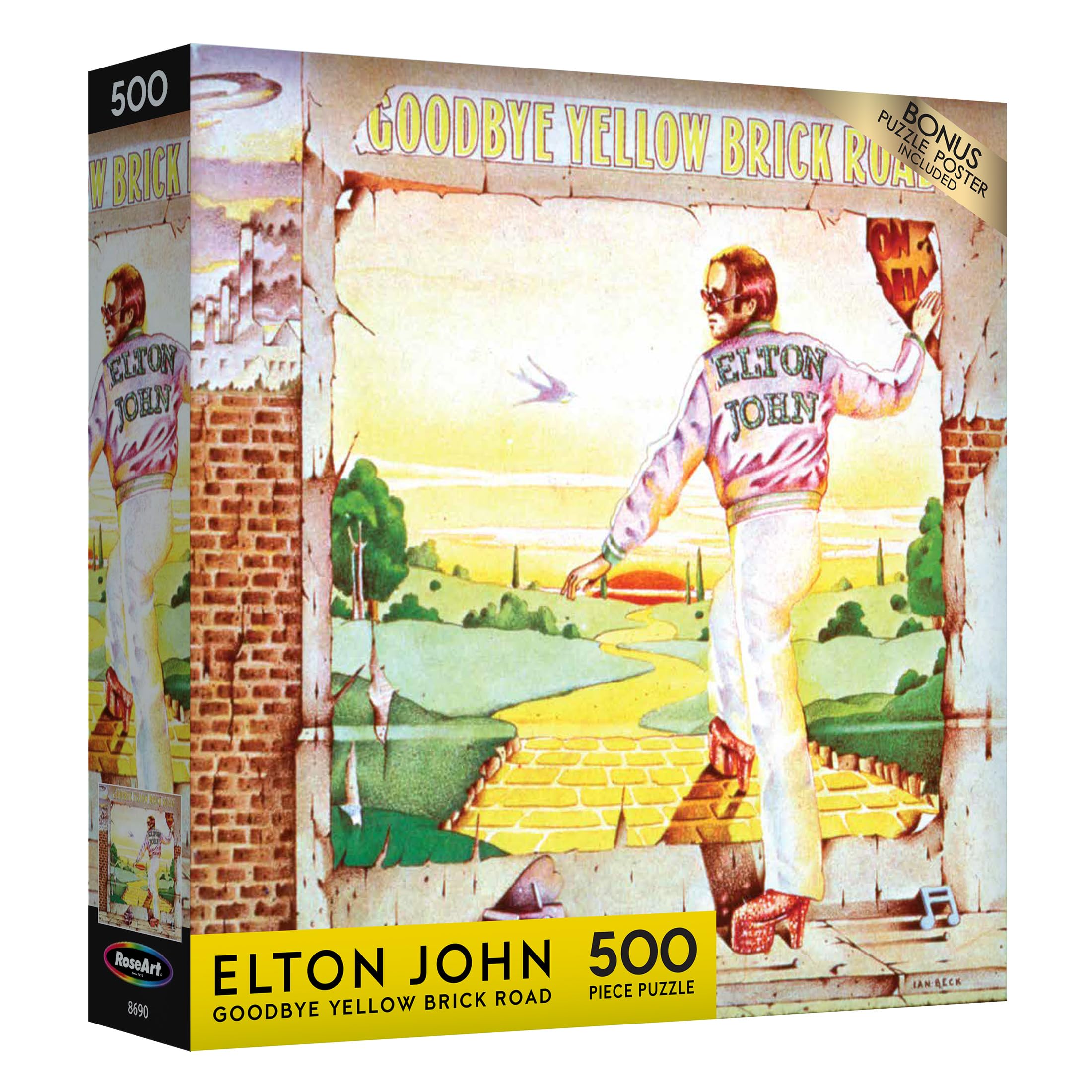 RoseArt Elton John 'Goodbye Yellow Brick Road' 500 Piece Jigsaw Puzzle For Adults - 24" X 18" - View #7