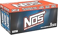 Vista 2 de NOS Original: High Performance Energy Drink. 16 Fl oz Pack of 15
