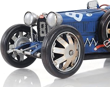 Old Modern Handicrafts Bugatti Type 35 Scale Model Car - an Elegant Model Car Decors for Home & Office - 14.0L x 5.5W x 4.0H Inches