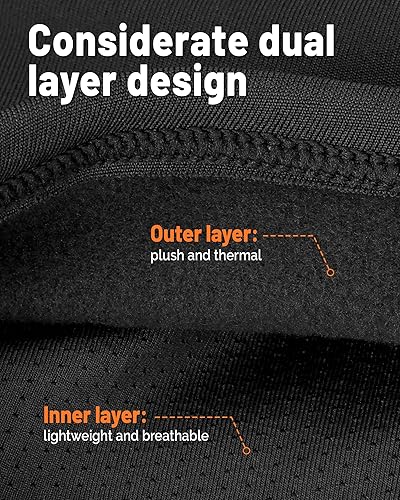 Miniatura 3 de GXCROR Pasamontañas de esquí para hombres y mujeres, máscara facial de invierno para clima frío, resistente al viento, térmica, motocicleta,