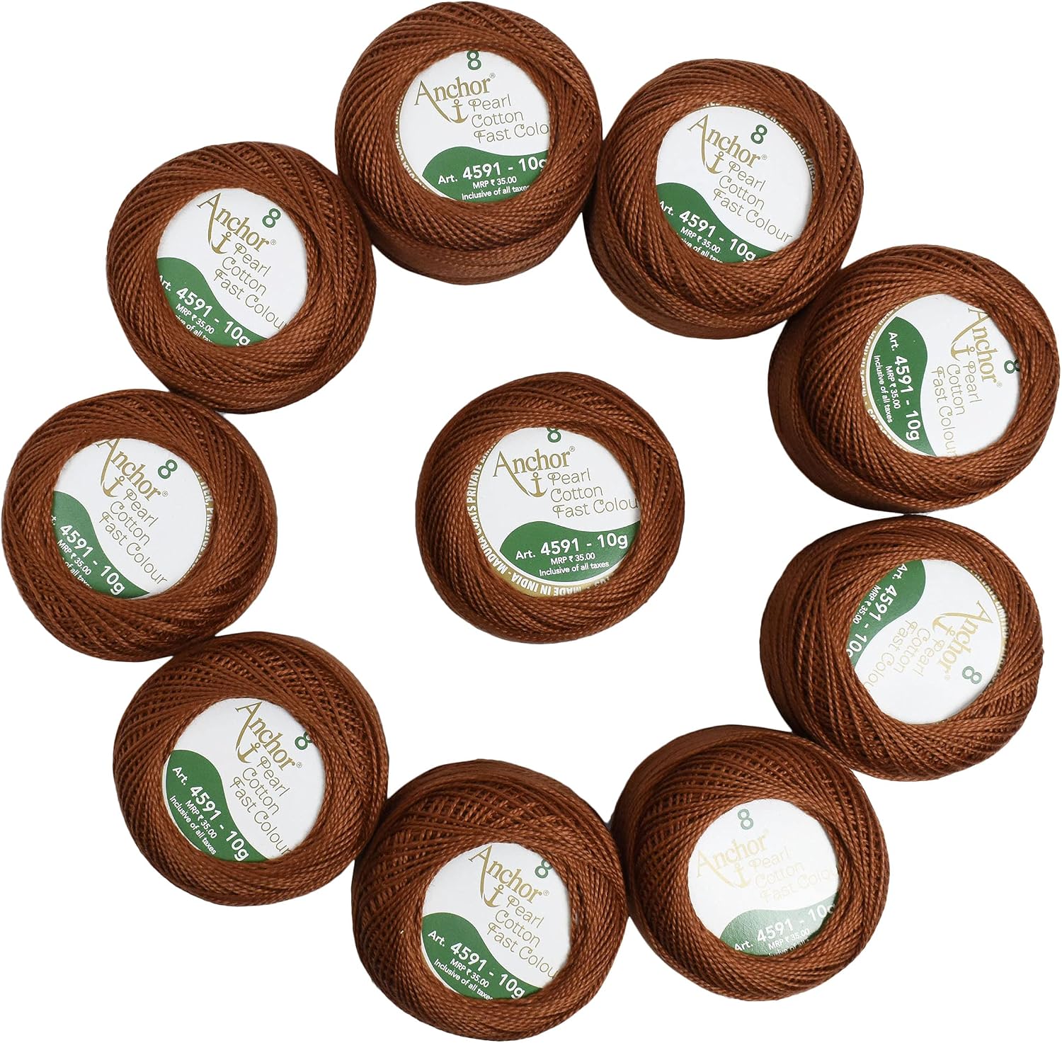Anchor Knitting Crochet Cotton Thread Mercerized Balls Needlecraft Embroidery