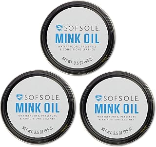 Mink Oil for Conditioning and Waterproofing Leather
