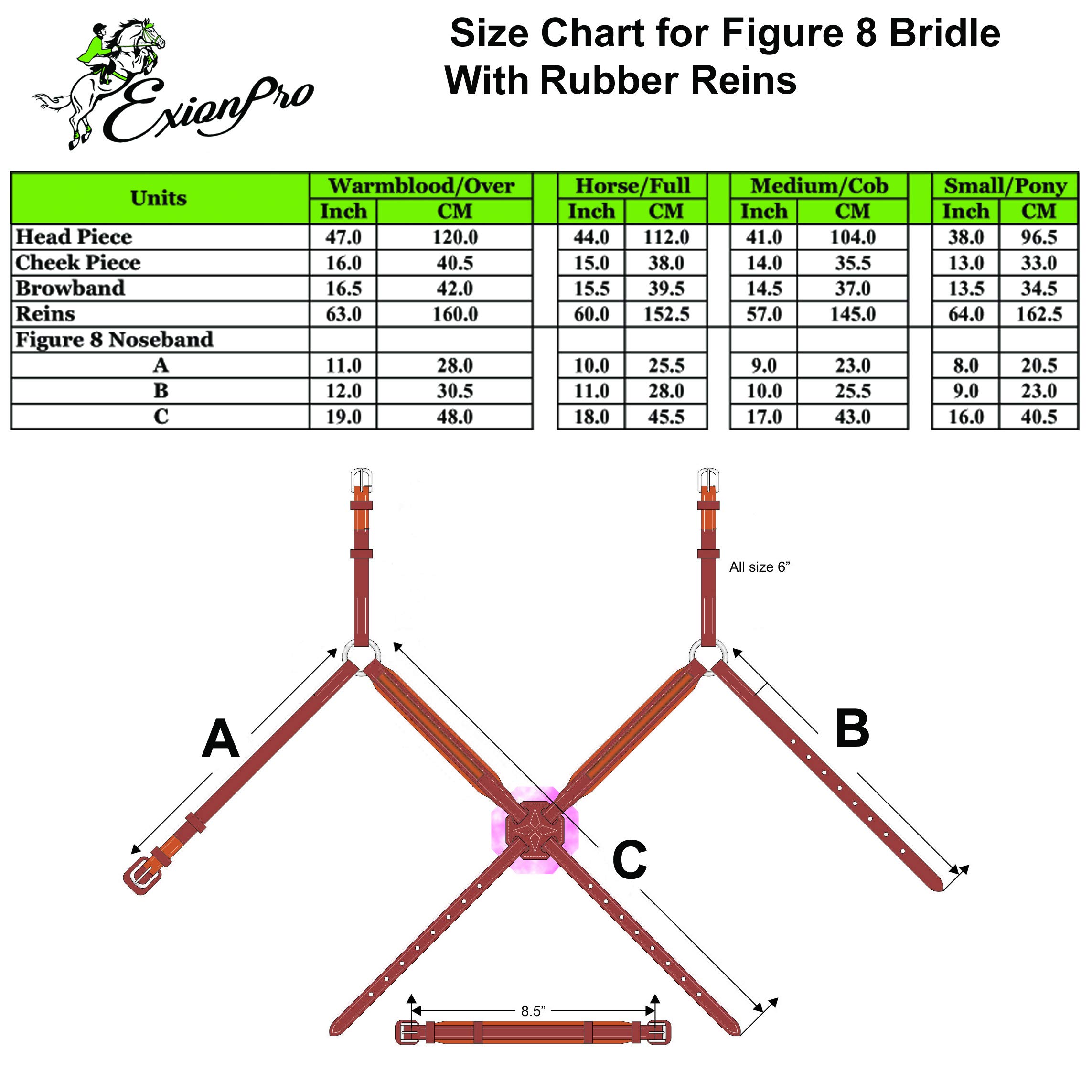 Figura elevada de lujo tradicional asequible 8 brida con riendas de cordones | Brida para caballo | Tack de caballo inglés