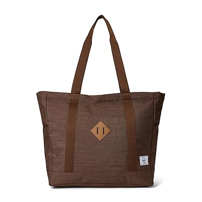 Herschel Supply Co. Heritage Tote Weekender/Overnight Luggage Potting Soil Crosshatch, Fleece