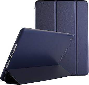 Old Model iPad 3rd Gen 9.7" 2012 Silicone Case A1416 A1430 A1403 MC705LL/A MD328LL/A MD333LL/A MD336LL/A MC706LL/A MD329LL/A MD334LL/A MD337LL/A MD363LL/A MD419LL/A MD416LL/A MC733LL/A Navy Blue