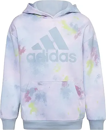 adidas Girls' Gradient Fleece Pullover Hoodie