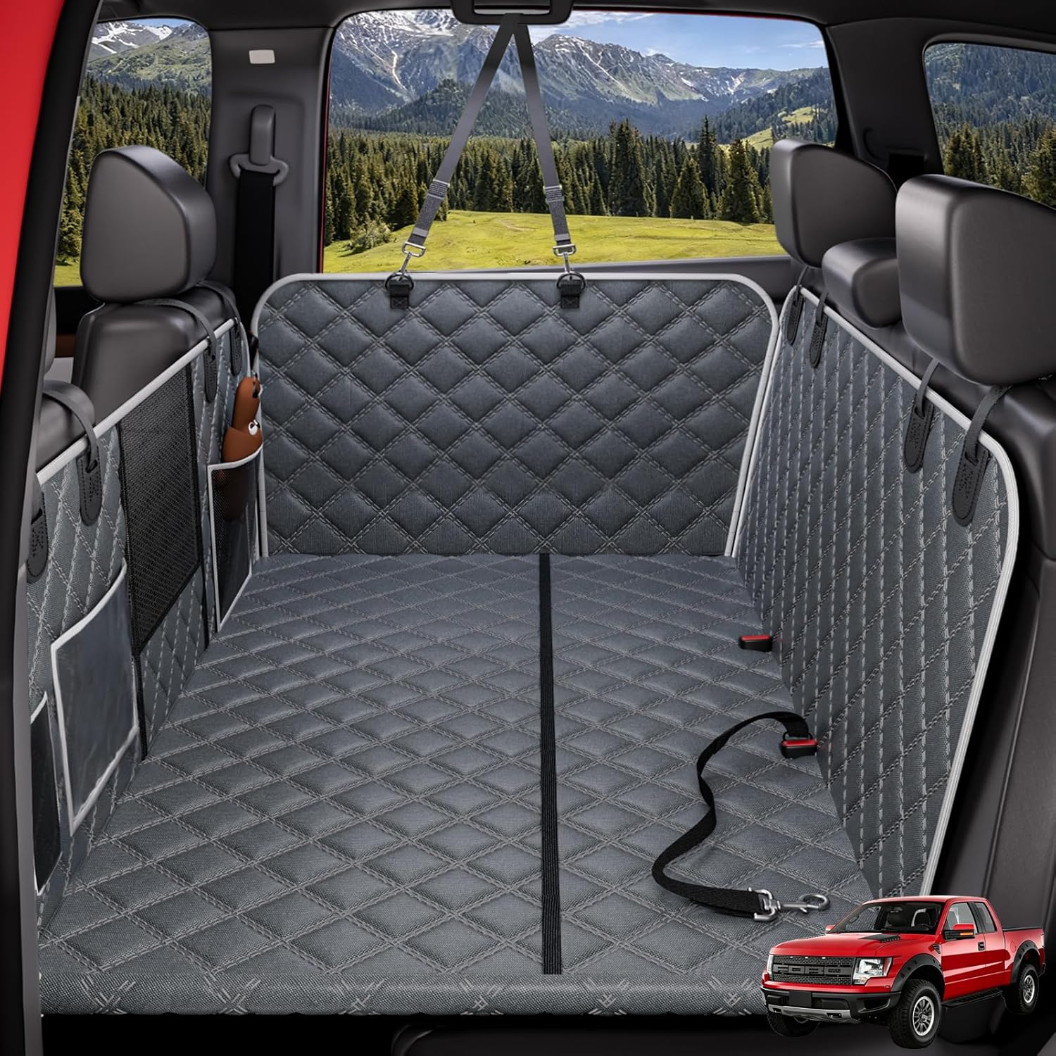 PetGenie Heavy Duty Dog Car Seat Cover