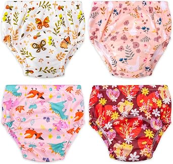 Potty Training Pants Girls 2T,3T,4T,Toddler Training Underwear for Baby Girls 4 Pack