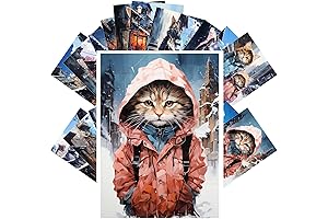 PIXILUV Anime Cat Postcards