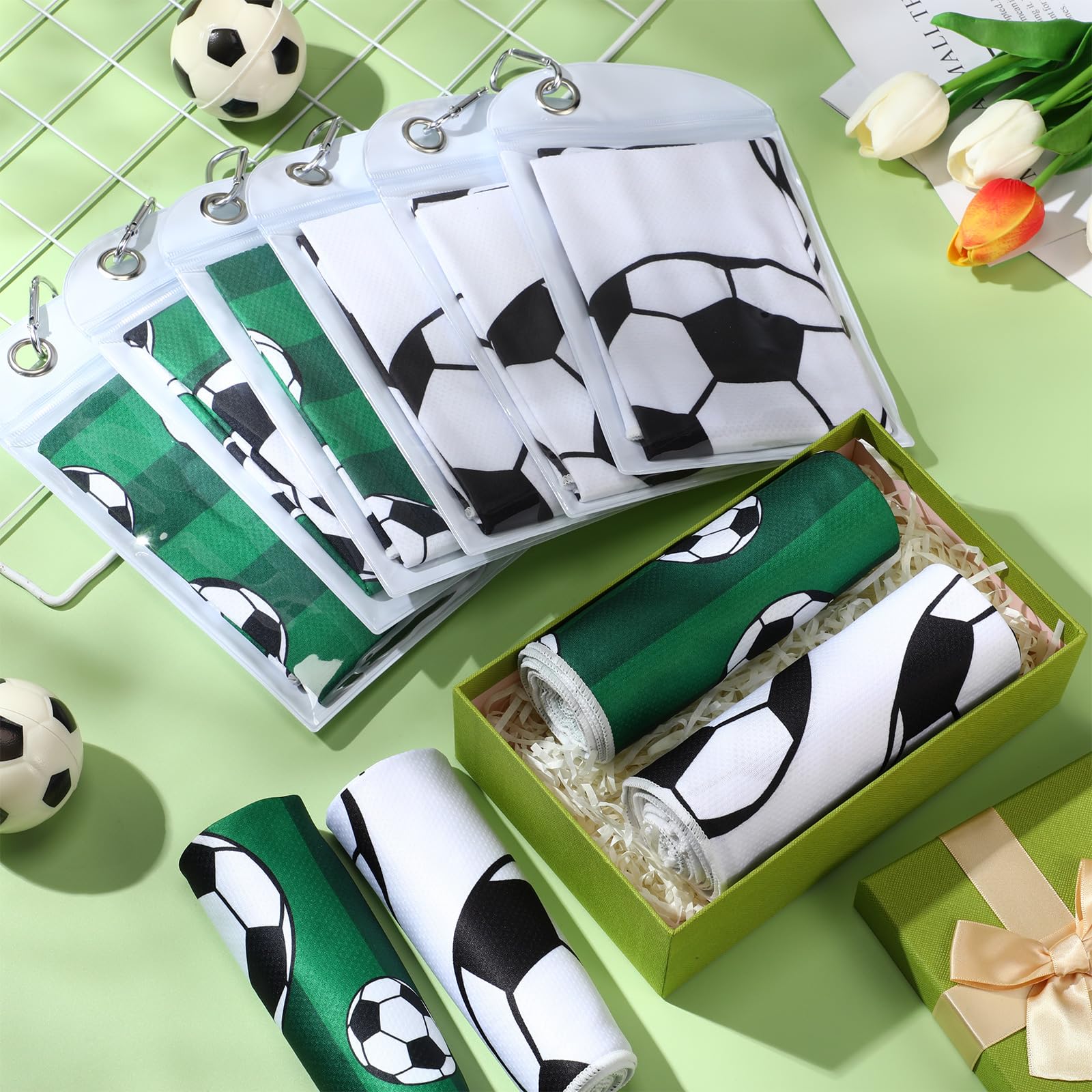 Cheerleader Cooling Towels Bulk Pack - 12 Pcs, 40"x12", Microfiber, Team Gifts For Sports, Christmas, Senior Night - View #11