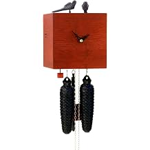 Rombach & Haas Modern Cuckoo Clock 8 Day Running time, Bamboo