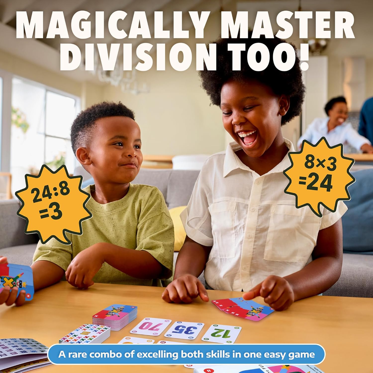 Multiplication Game for Kids – Interactive Math Card Game That Builds Confidence in Times Tables | Ideal Multiplication and Division Games for 2nd 3rd 4th 5th Grade Kids