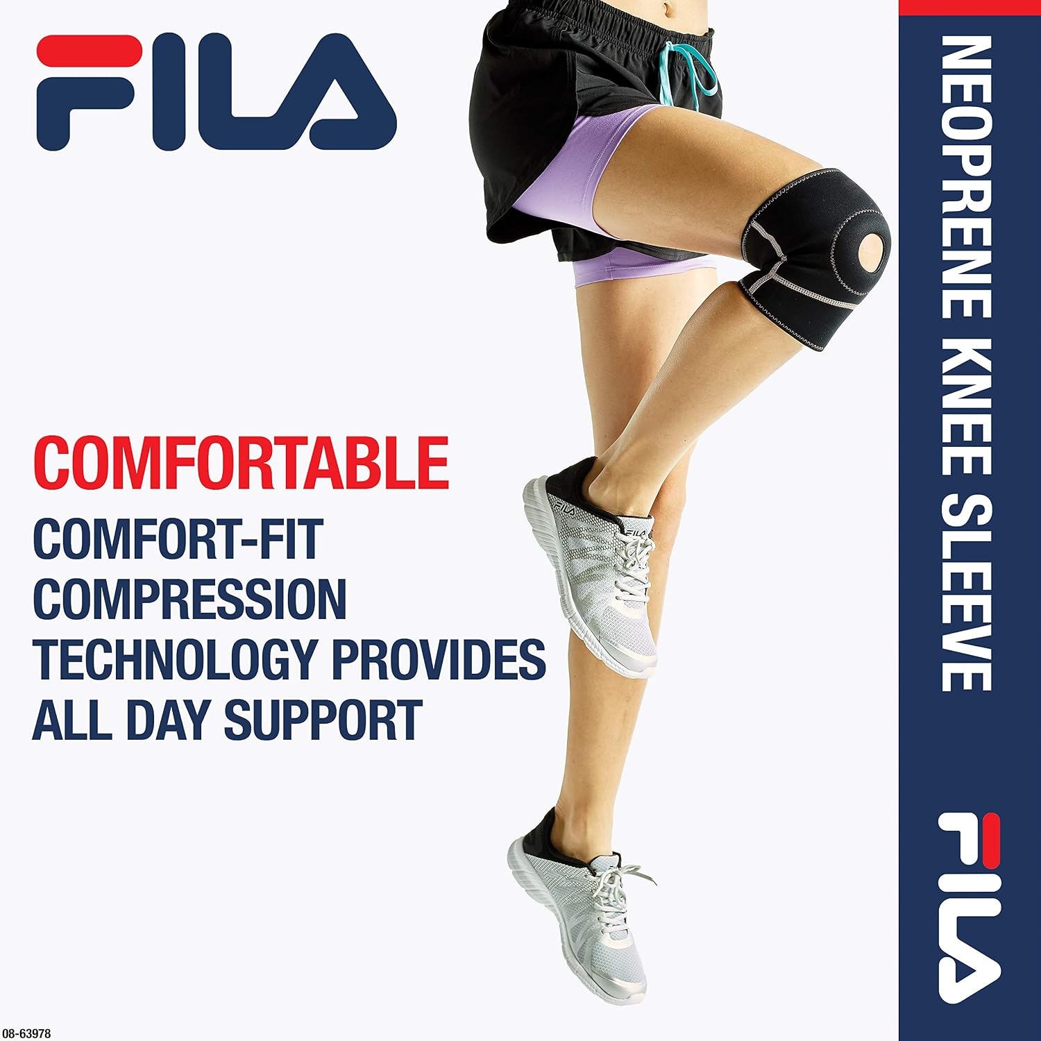 Promo 40% OFF FILA Accessories Neoprene Knee Sleeve Brace - Support for Bad Knees & Sore Muscle Pain | Ideal for Exercise, Fitness, Walking, Running, Basketball, Sports & Everyday Home Use (Large/XLarge), Black Buy 1 get 1 FILA Accessories Neoprene Knee Sleeve Brace - Support for Bad Knees & Sore Muscle Pain | Ideal for Exercise, Fitness, Walking, Running, Basketball, Sports & Everyday Home Use (Large/XLarge), Black