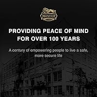 Vista 7 de Master Lock Magnum Candado para Exteriores de Servicio Pesado con Llave, Cuerpo Resistente a la Intemperie y Grillete Resistente a Cortes hacen que