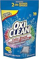 Vista 1 de OxiClean Color Boost Color Brightener Plus - Paquete de 18 unidades (el embalaje puede variar)