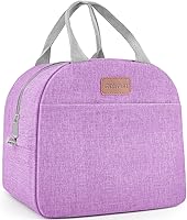 Vista 17 de Bolsa de almuerzo para mujeres y hombres, lonchera aislada para adultos, contenedores de comida pequeños a prueba de fugas, loncheras con capacidad