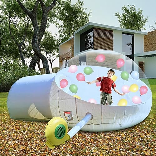 Miniatura 2 de Casa de burbujas inflable, impermeable, lujosa, transparente, para exteriores, tienda inflable de burbujas con soplador para acampar, festival de