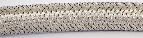 Miniatura 4 de LASCO 10-0409 Tubo de hierro hembra de 12 pulgada por tubo de hierro hembra de 12 pulgada por 9 pulgadas de acero inoxidable flexible trenzado con