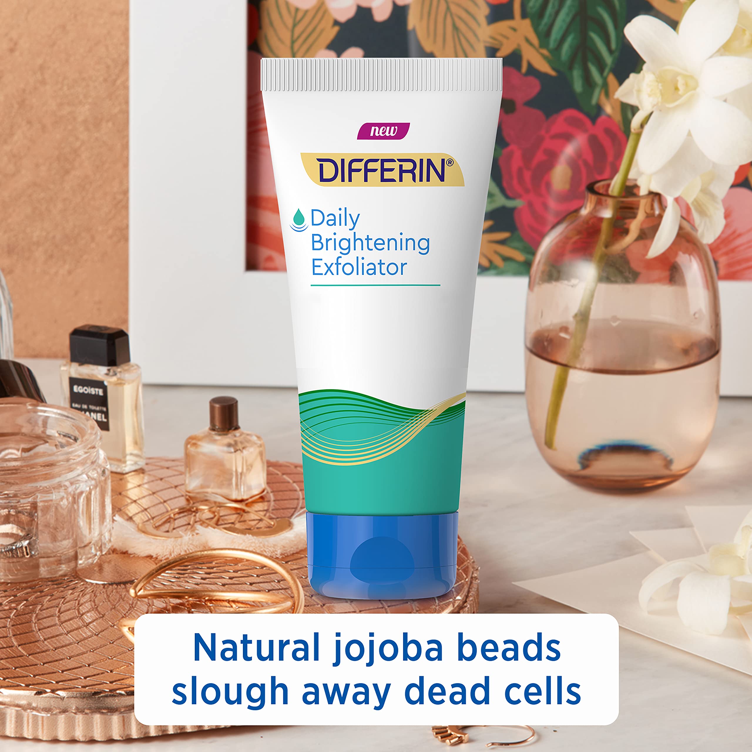 Buy Differin Face Scrub Daily Brightening Exfoliator, Improves Tone and