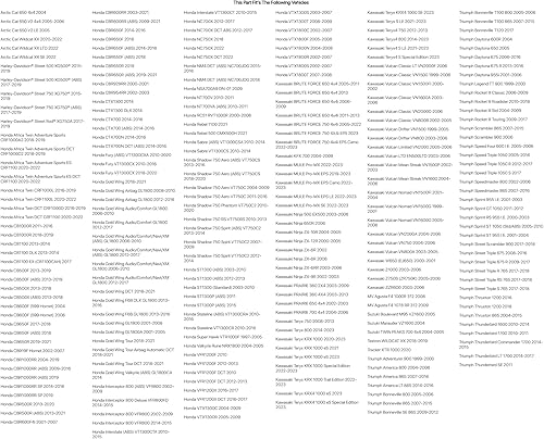 Miniatura 6 de Tusk Paquete de 3 filtros de aceite First Line para Honda Rebel 500 CMX500H 2021