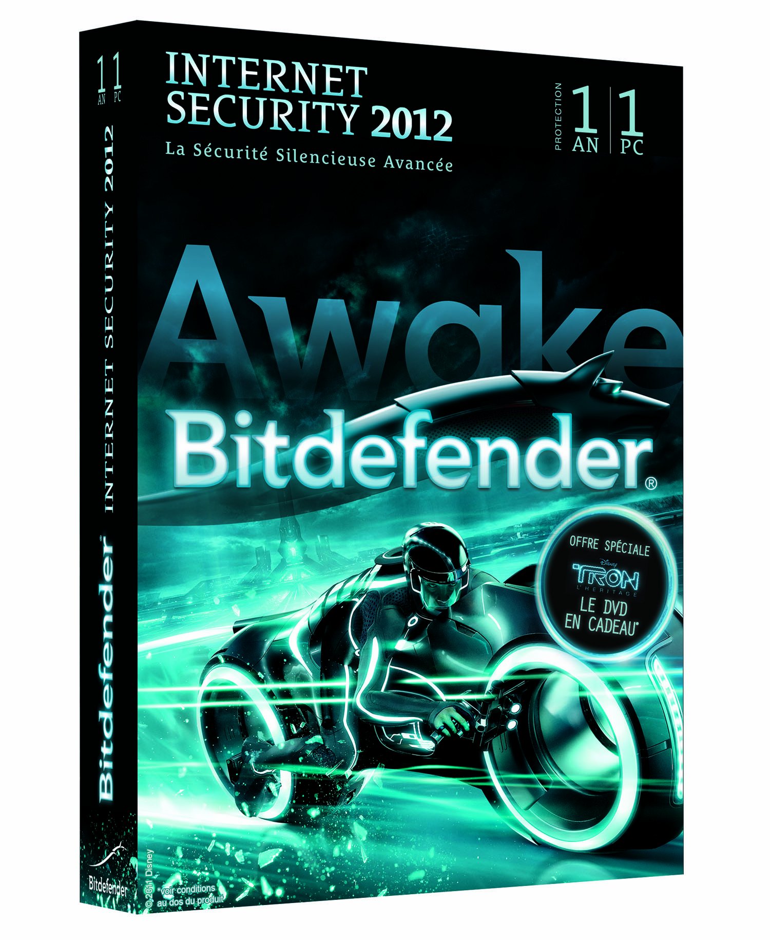 Bitdefender Internet Security 2012 (1 poste, 1 an)