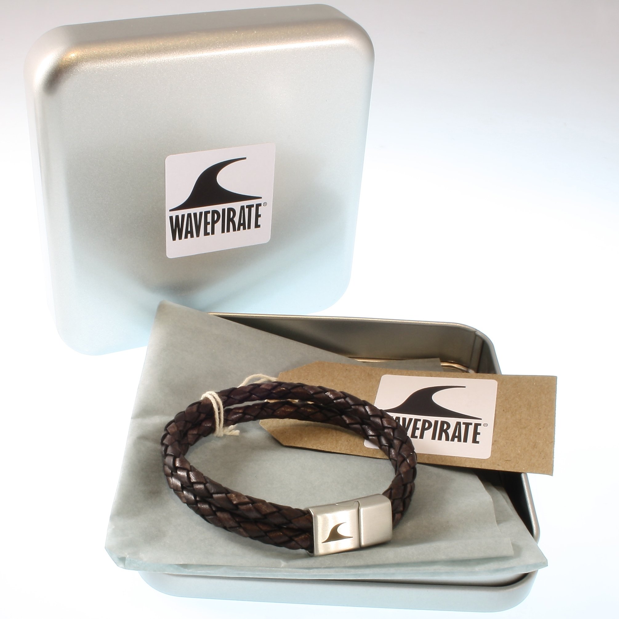 Echt Leder-Armband TARIFA F Braun Männer Herren