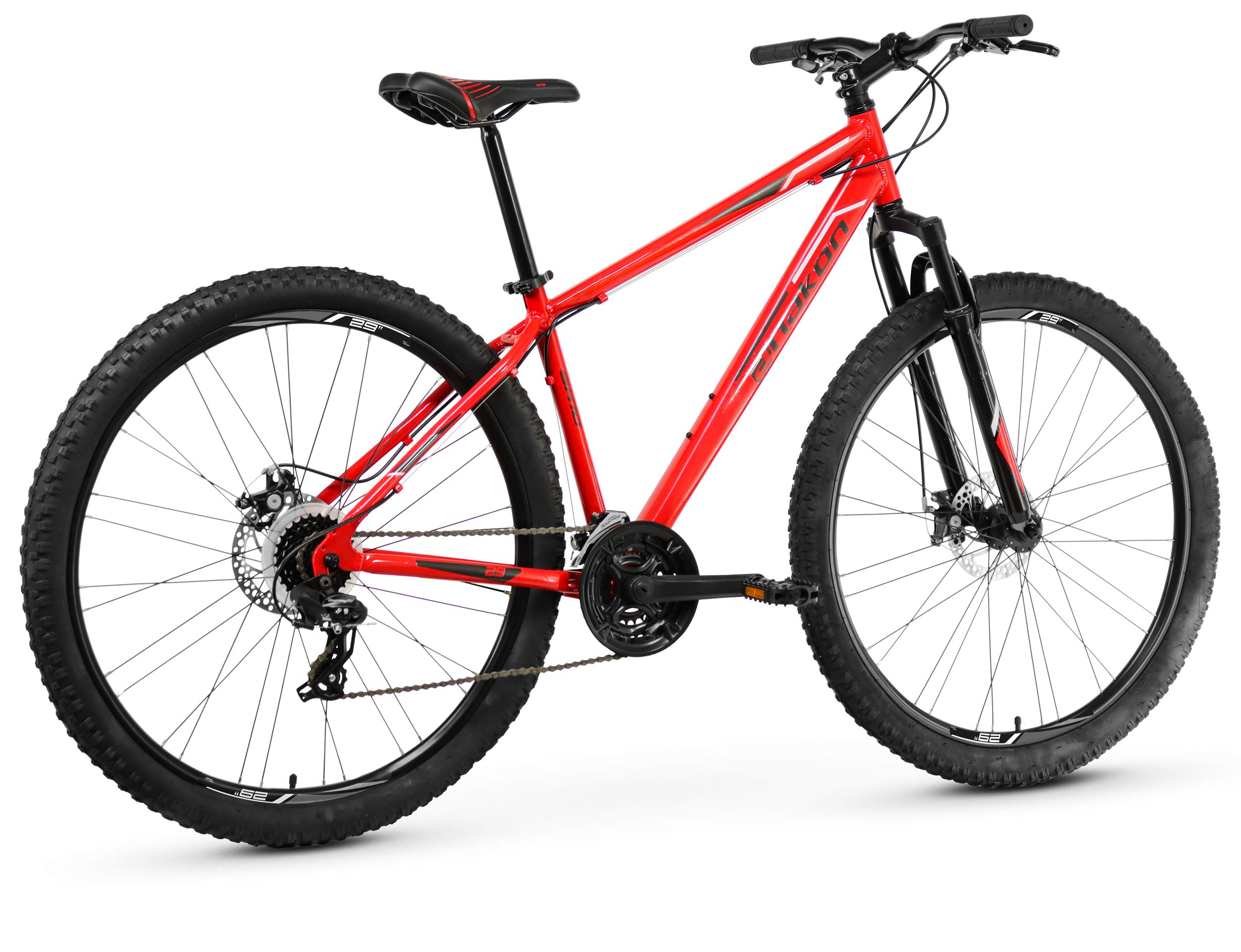 Bicicleta montaña SHIMANO SK10 29", Aluminio, 24v., Doble Frenos de Disco, Suspensión Delantera, roja, (varias tallas)