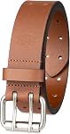 Dickies Men's Double Prong Leather Work Belt – Fully Adjustable, Regular & Big and Tall Sizes