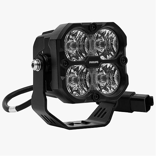 Philips UD5002CX1 - Cubo LED de 3 pulgadas, luz de conducción con 3480 lúmenes crudos, luces LED para ATV, UTV, 4x4, luces de automóvil, camión, 1